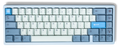 Arctic PBT Keycaps